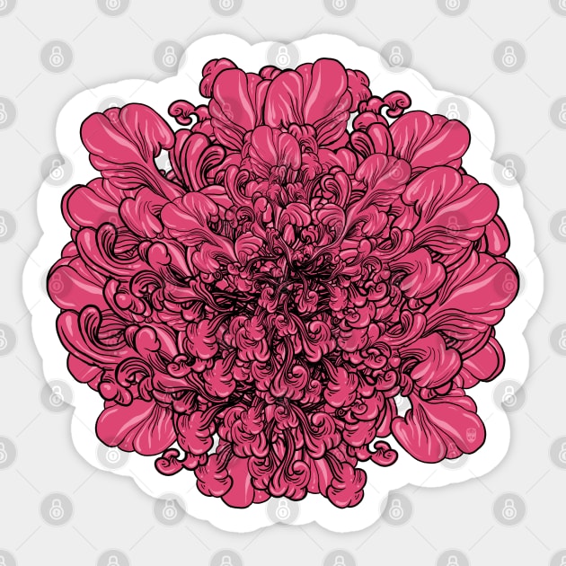 Pink Flower Sticker by fakeface